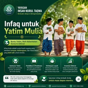 Program Infaq untuk Yatim Mulia: Wujud Nyata Kasih Sayang dan Kepedulian